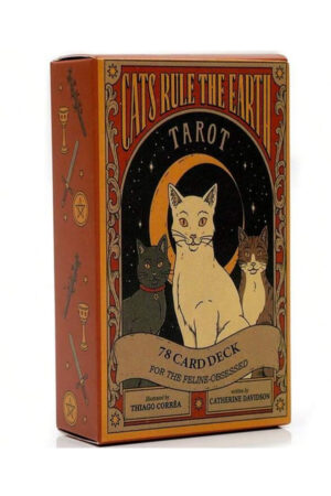 Cartas de tarot de tierra de regla de gato