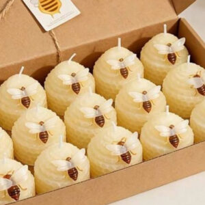 Velas Panal con Abeja