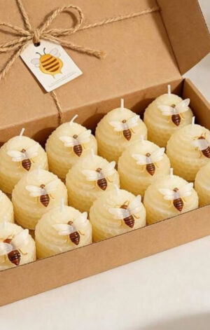 Velas Panal con Abeja