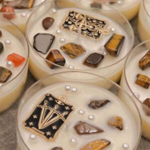 Velas Tarot + Piedras