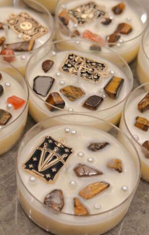 Velas Tarot + Piedras