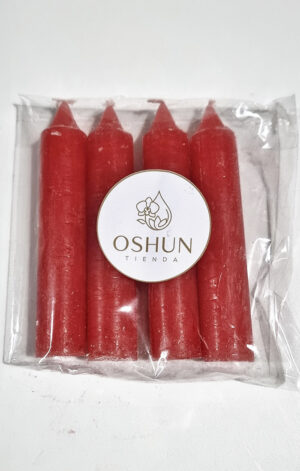 4 Velas rojas oshun