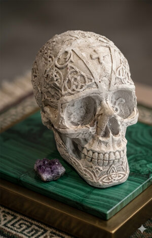 Calavera Decorativa Tallada